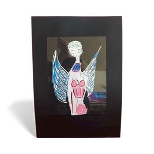 Title “Spring Angel “ Hand crafted hand made by me 
Digital book illustration